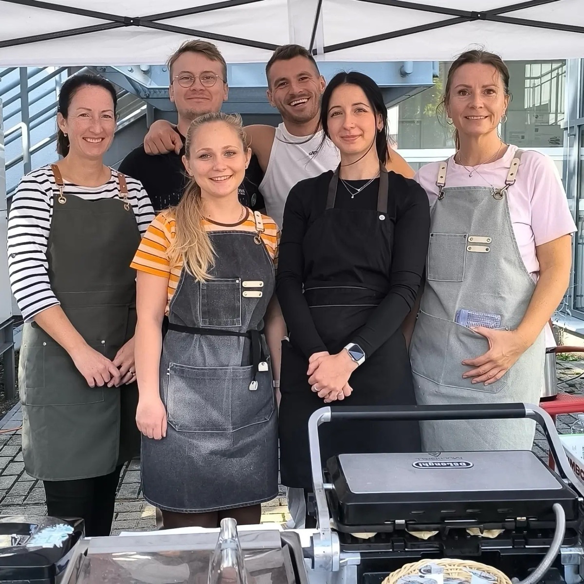 Tým cateringu Bistra Zastávka na akci